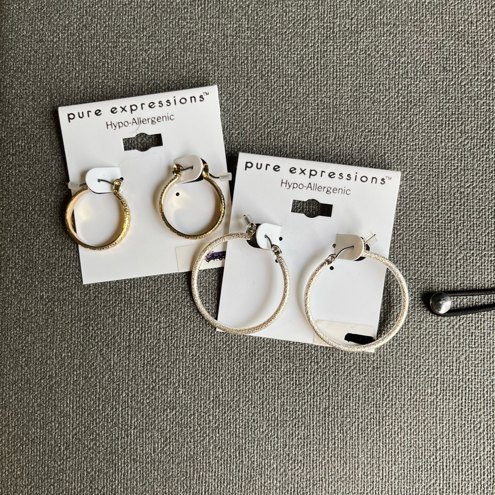 NWT Pure Expressions hoop bundle